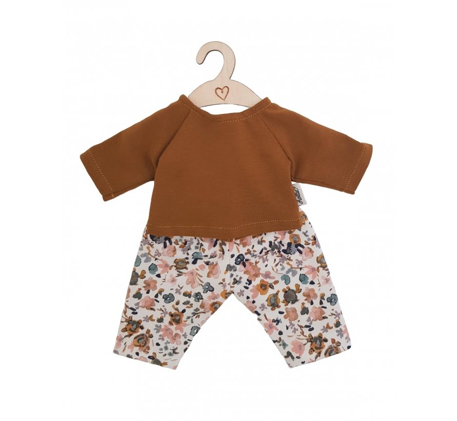 Doll Pants and Shirt Blue Poppy