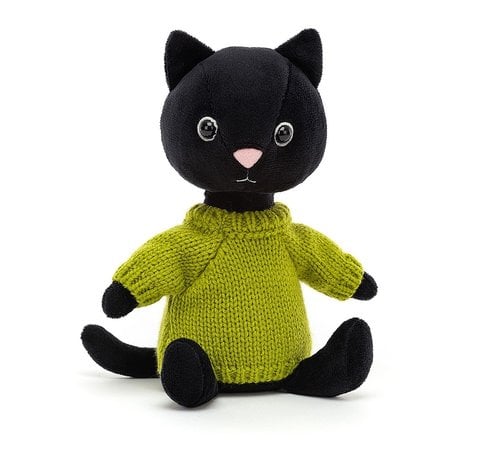 Jellycat Knitten Kitten Lime