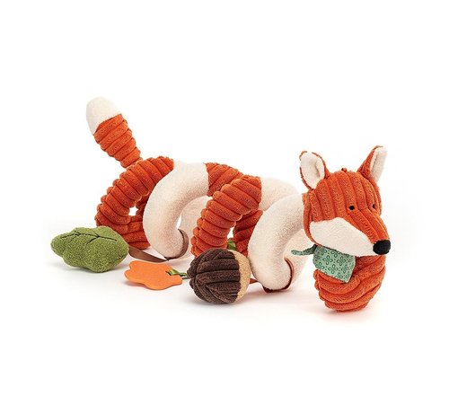 Jellycat Cordy Roy Baby Fox Spiral Activity Toy