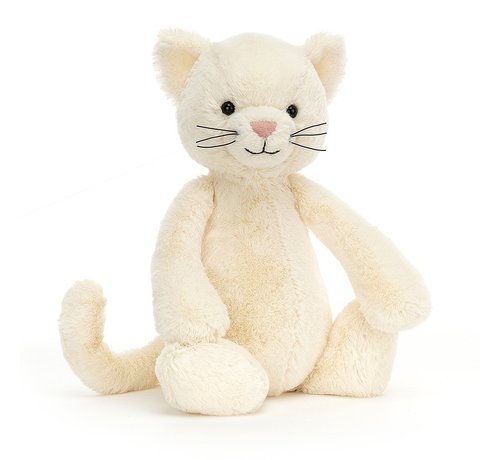 Jellycat Knuffel Kat Bashful Cream Kitten