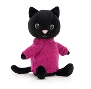 Jellycat Knitten Kitten Fuschia