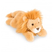 Hermann Teddy Stuffed Animal Lion Lying Down 33 cm