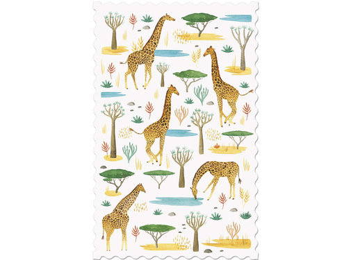 Londji Postcard - Giraffes