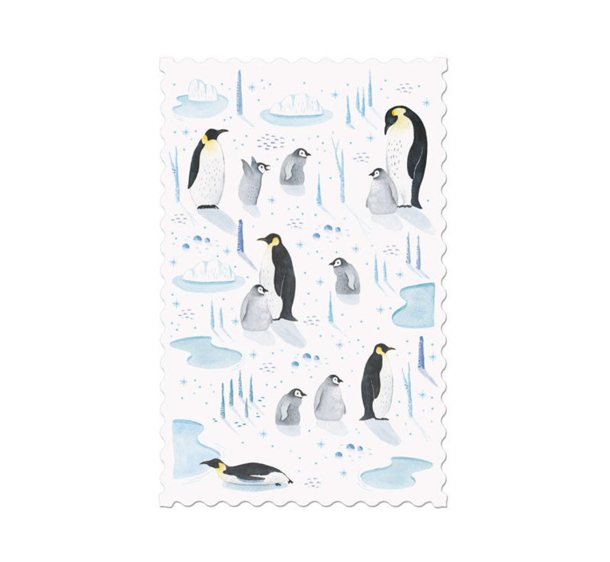 Postcard - Penguins