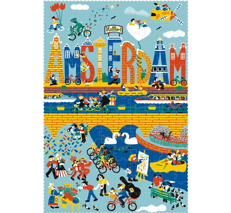 Puzzel Amsterdam 200 pcs (Tube)