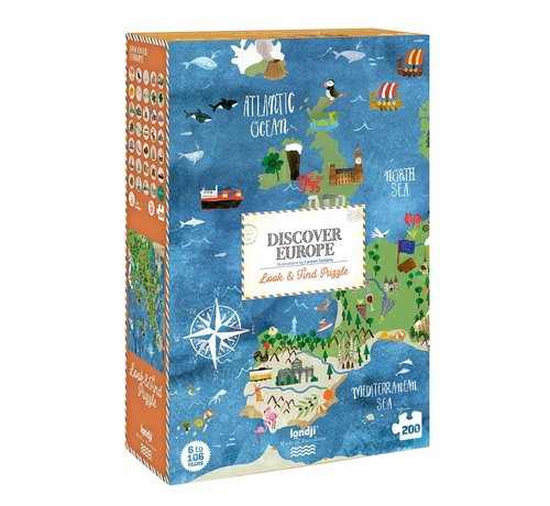 Londji Puzzel Discover Europe 200 pcs