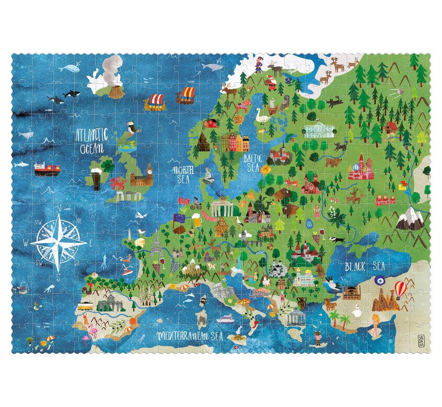 Puzzle Discover Europe 200 pcs