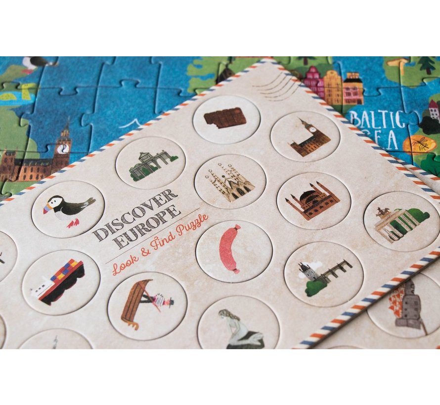 Puzzel Discover Europe 200 pcs