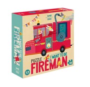 Londji Puzzel I want to be Firefighter 36 pcs