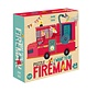 Puzzel I want to be Firefighter 36 pcs