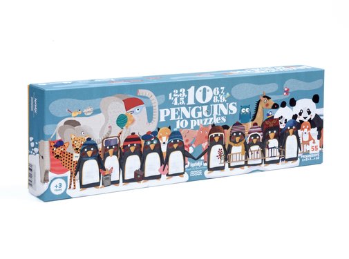 Londji Puzzel 10 Penguins 10 pcs