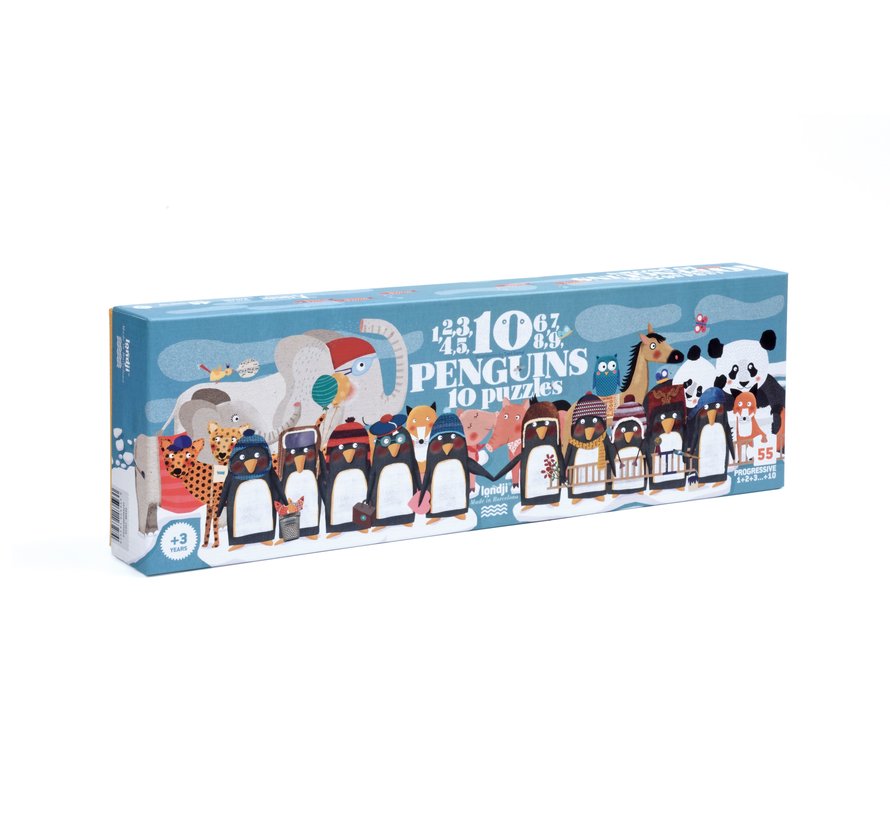 Puzzle 10 Penguins 10 pcs