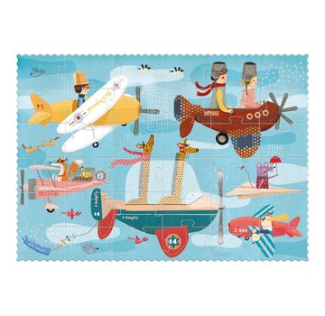 Londji Puzzel  Luchtvaart Volare in Opbergkoker 36 pcs