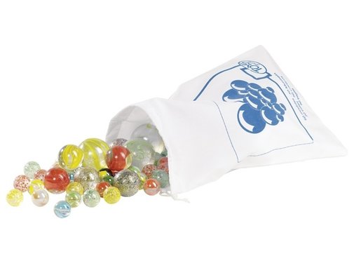GOKI My marble bag with 50 marbles