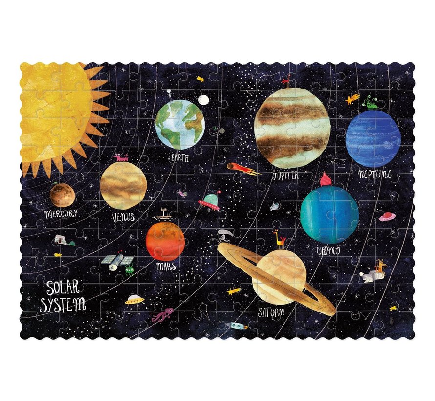 Pocket Puzzel Discover the Planets 100 pcs