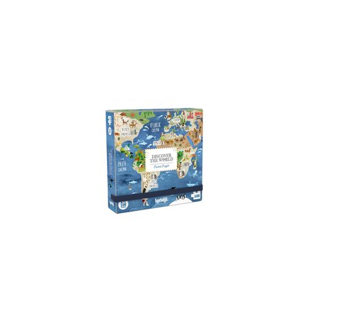 Londji Pocket Puzzel Discover the World 100 pcs