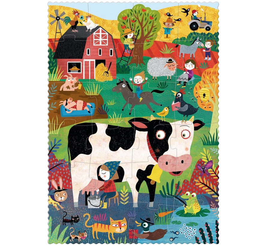 Pocket Puzzel My Little Farm 24 pcs