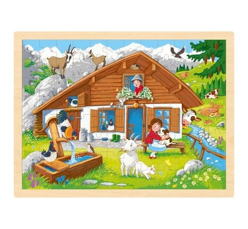 GOKI Puzzel Op de Alm 96 pcs