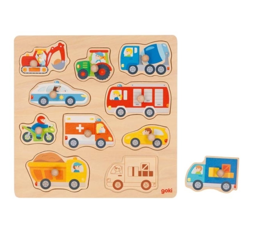 Lift Out Puzzle Vehicles 10 pcs