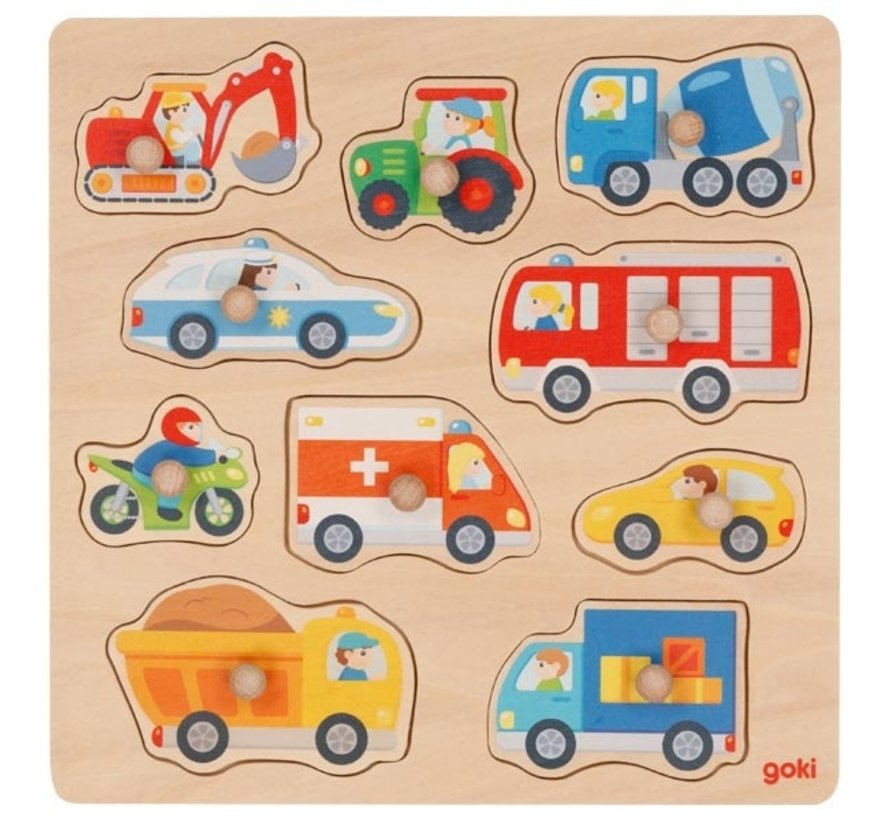 Lift Out Puzzle Vehicles 10 pcs