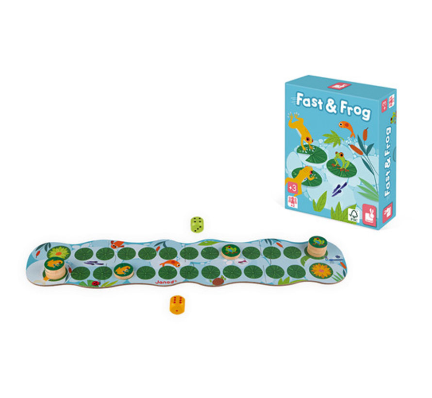 Racing Board Game Fast & Frog