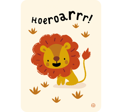Bora Postkaart Jungle Hoeroarrr