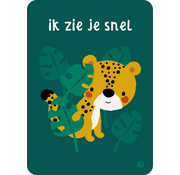 Bora Postkaart Jungle Ik zie je snel