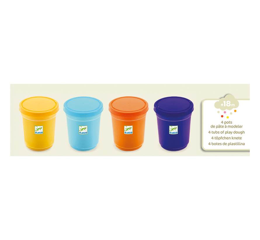 Play Dough Nature Set 4-tubes