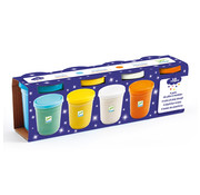 Djeco Play Dough Glittery Set 4 pots