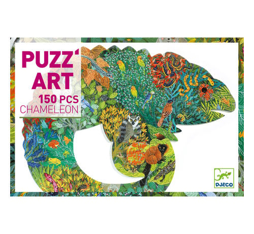 Djeco Puzzle Art Chameleon 150 pcs