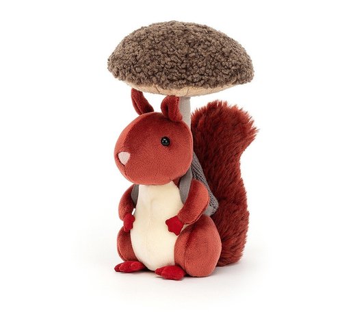 Jellycat Fungi Forager Squirrel