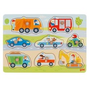 GOKI Lift Out Puzzle Vehicles 8 pcs