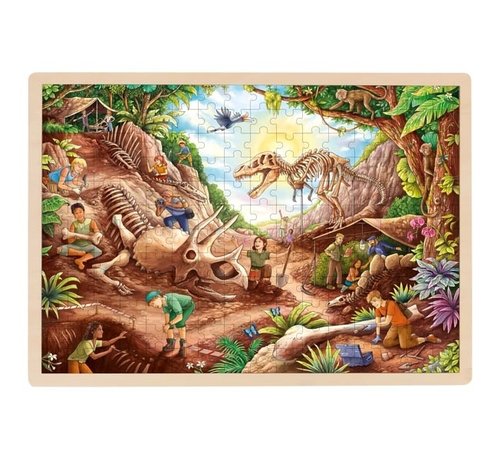 GOKI Puzzel Dino Opgraving 192 pcs