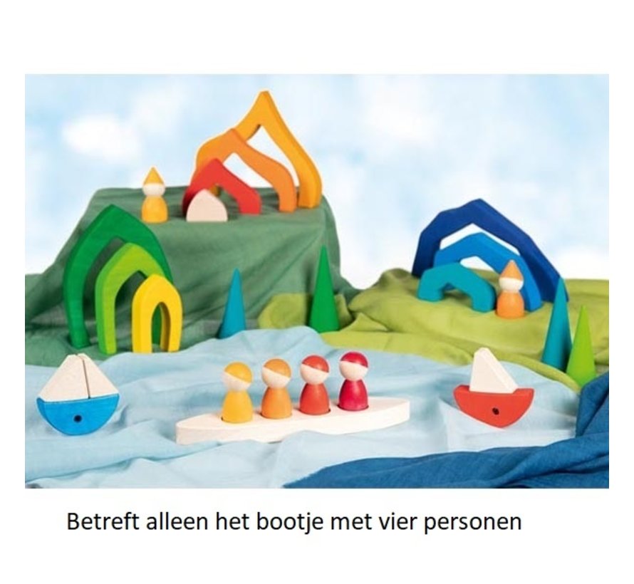 Personen in een Boot Hout