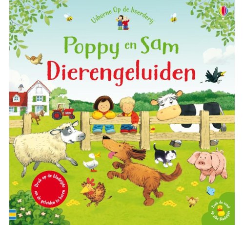 Uitgeverij Usborne Poppy en Sam Dierengeluiden