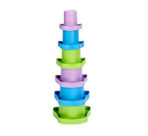 Green Toys Stapelspel Stapelbekers Set 6-delig