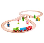 Bigjigs Houten Trein Set Acht