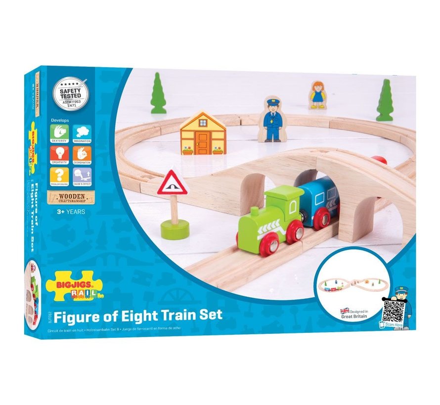 Houten Trein Set Acht