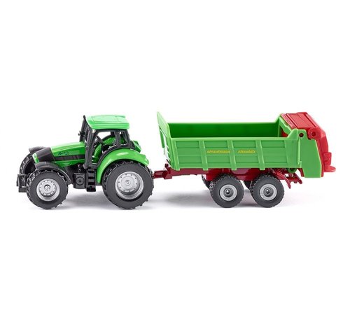 siku Tractor Deutz met Universele Mestspreider