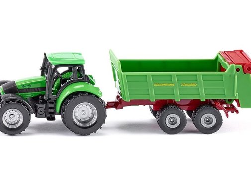 siku Tractor Deutz met Universele Mestspreider