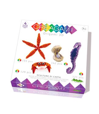 Origami Set Zeedieren 3D 4-delig