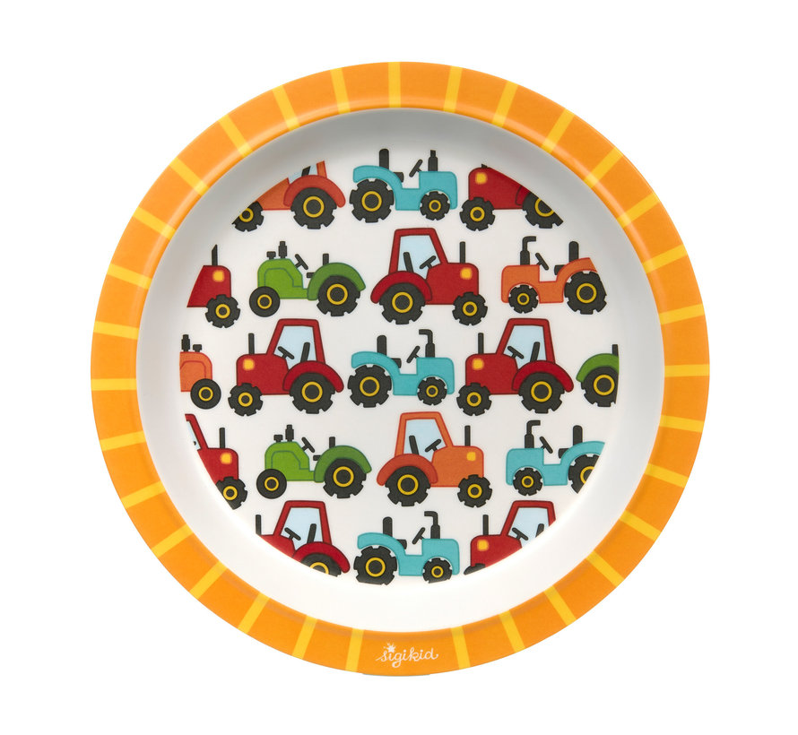 Melamine Plate Baby Series Tractors