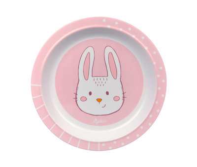 sigikid Bord Melamine Konijn Roze