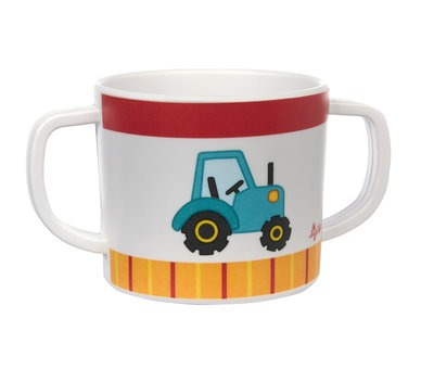 sigikid Beker met Handvat Melamine Tractor