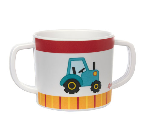 sigikid Beker met Handvat Melamine Tractor