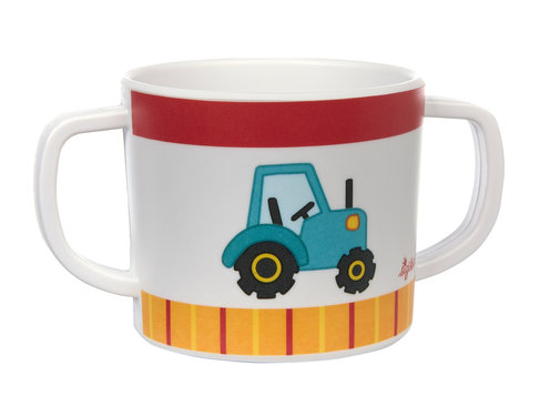 sigikid Beker met Handvat Melamine Tractor