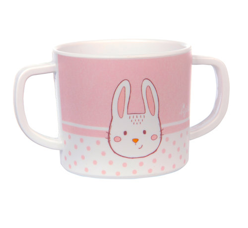 sigikid Two Handle Pink Bunny Cup