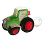 Plush Toy Tractor Crinkle Squeker Rattle Ring