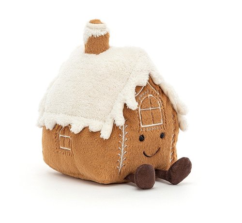 Jellycat Knuffel Ontbijtkoek Amuseable Gingerbread House