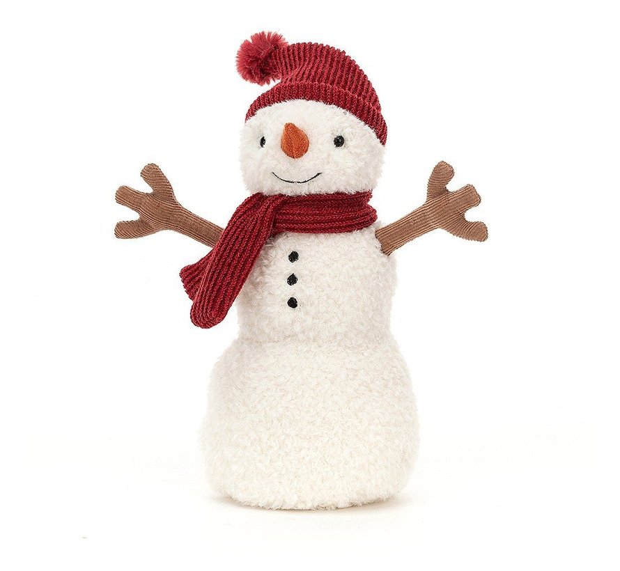 Knuffel Sneeuwpop Teddy Snowman